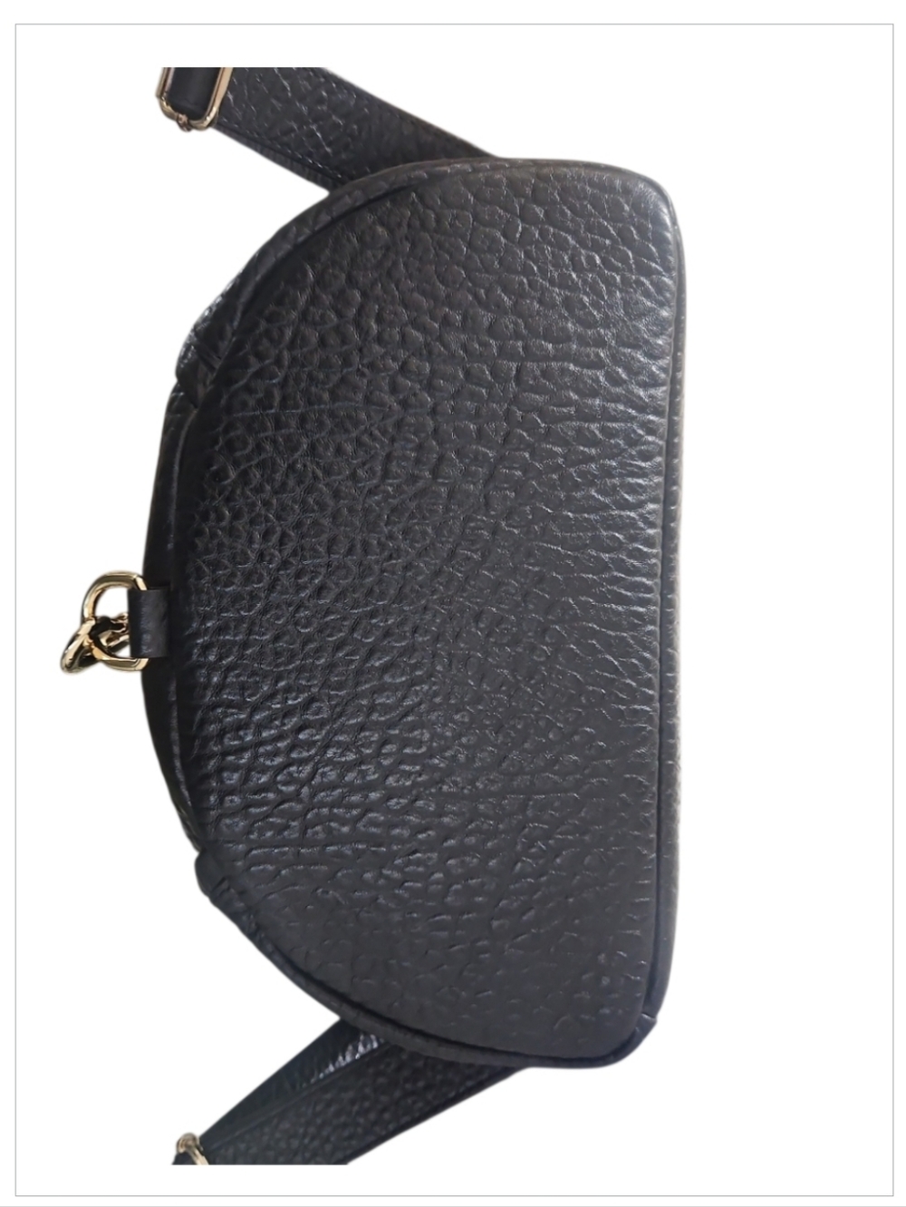 Rebecca Minkoff Julian Black Pebbled Leather Backpack - Gold Hardware NWT - Picture 13 of 15